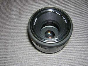 **中古良品　MINOLTA AF 50ｍｍ/Ｆ　1.7レンズ(New)*