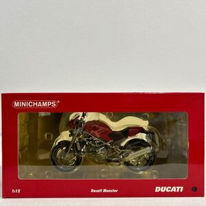 MINICHAMPS 1/12 DUCATI MONSTER S4 PMA ミニチャンプス ドゥカティ モンスター バイク 完成品 ミニカー モデルカー 750 900