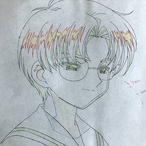 カードキャプターさくら 直筆 原画 2枚セット エリオル／セル画 Genga Cel レイアウト／アニメ Anime ／CLAMP