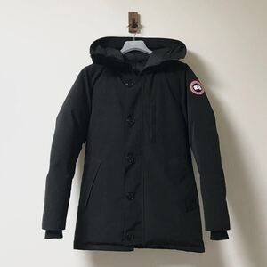 美品 国内正規品 CANADA GOOSE JASPER PARKA ダウンジャケット ブラック カナダグース 3438JM ブラック 黒　　