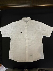 WTAPS BD SS COPO SUCKER COOLMAX SHIRT ホワイト 白 221GWDT-SHM02 ダブルタップス ボタンダウン半袖 シャツ クールマックス 窪塚 長袖