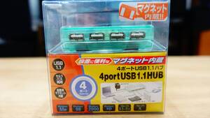 新品未使用 バスパワー ELECOM UH-G4SCR マグネットUSB HUB ハブ エレコム