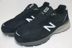 ニューバランス 990 V4◆31cm超幅広◆US11EEEEEE◆USA製◆超美品◆スニーカー◆アメリカ製◆ブラック◆New Balance◆USA購入