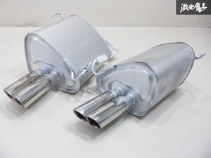 【4本出し】 スバル 純正オプション STI BR9 レガシィ ワゴン EJ25 NA セミステンレス マフラー 棚1K21