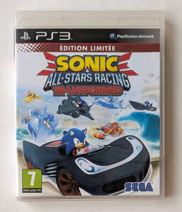 PS3 ソニック&オールスターレーシング トランスフォームド SONIC & ALL-STARS RACING TRANSFORMED EU版 ★ プレイステーション3