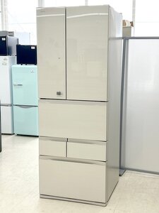 北海道 千歳市発 TOSHIBA 東芝 ノンフロン冷凍冷蔵庫 GR-J560FV（ZC）551L 2016年製 6ドア ラピスアイボリー マジック大容量 FVシリーズ