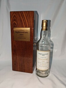 希少 ボウモア 1966 40年 ハイランダーイン空瓶 木箱付 MACALLAN スコッチウイスキー 　BOWMORE