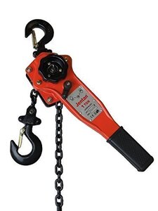 送料無料レバーホイスト 1000kg 1.0t 1.5m レバーブロック（Lever Hoist）チェーンホイスト チェンブロック チェーン ガッチャ 荷締機 