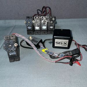 SANWA 三和電子機器 SRM-102/103/SGX SRM-206サーボ/ジャイロ セット　動作は確認み ラジコンヘリ　Gyro R/C ヘリ　パ－ツ/部品