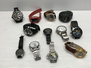 N123-240616-154 Casio カシオ DIESEL 等 腕時計 まとめてセット G-SHOCK NIXON 【ジャンク品】