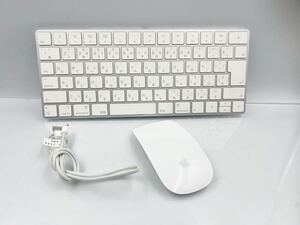 ◆11049) Apple アップル★ A1644 キーボード　★A1296 マジックマウス2 USBケーブル 【動作OK】