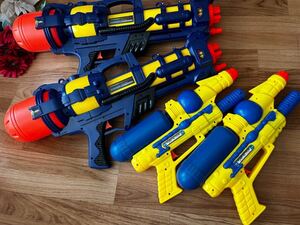 水鉄砲　アクアバズーカ　AQUA BAZOOKA 2個　ウォーターガン　WATER GUN 2個