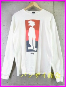 7170s1◆希少です◆STUSSY ステューシー 長袖Tシャツ S/カットソー/ロンT/ジャケット/スタジャン/ワールドツアー/ラスタ