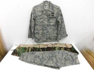 ファッション祭 古着 迷彩 ミリタリー US.AIR FORCE ジャケット パンツ 服 いろいろ おまとめ サイズ 4XS 6XS XS 未検品 中古品