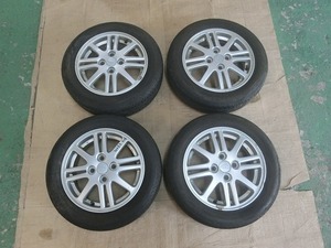 タントカスタム L375S タイヤホイール 4本セット BRIDGESTONE 155/65 14インチ 純正 21063伊T