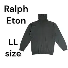 Ralph Eton タートルネックニット　トップス　グレー　メンズ　LL XL