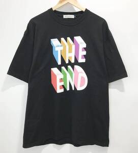 24SS UNDERCOVER THE END プリント Tシャツ カットソー ブラック UC1D3806 アンダーカバー SIZE：5■0123Q②