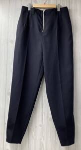 Jil sander ジルサンダー Men Straight Pants J22KA0110 ロングパンツ 裾ジップ サイズ46 ネイビー