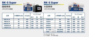 265H52　クラリオスOEMバッテリー　