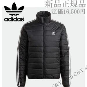 XLサイズ 新品 adidas originals アディダス オリジナルス パデッドジャケット パファージャケット 中綿 黒 ブラック アウター O LL HL9212