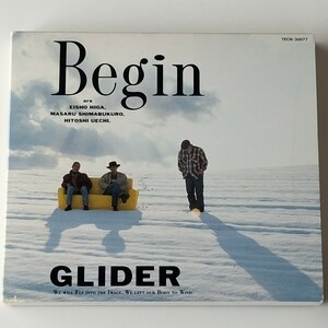 【スリーヴケース仕様フォトブック付】BEGIN/GLIDER(TECN-30077)ビギン/グライダー/1991年 失われたワルツ,バックミラーの潮騒 他全11曲