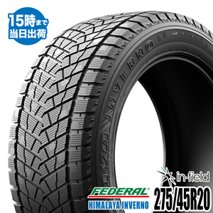 在庫処分 数量限定価格 2022年製 HIMALAYA INVERNO 275/45R20 110H XL FEDERAL フェデラル スタッドレスタイヤ タイヤ 新品 1本