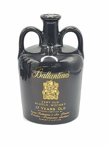 【同梱不可】バランタイン 17年 黒陶器 1264g 未開栓 古酒 Ballantine