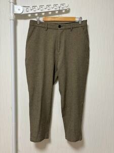 美品☆W34 [WEIRDO×LIFT UP] 21SS W&L UP SLACKS シャンブレースラックスパンツ 34 グレー 日本製 リフトアップ ウィアード