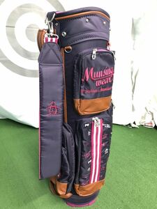 【08】【難あり:キャディバッグ】【即決価格】Munsingwear マンシングウェア/LQ1157/8.5型/レディース