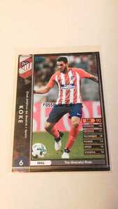 ☆WCCF2017-2018☆17-18☆219☆黒☆コケ☆クラブ・アトレティコ・マドリー☆Koke☆Club Atletico de Madrid☆