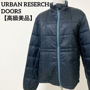 【高級美品】 URBAN RESEARCH　アーバンリサーチドアーズ キルティング中綿ジャケット アウター　ブラック　Mサイズ