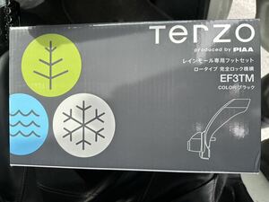 【3日使用】　TERZO　EF3TM　キャリア　レインモール用　ベースフット　PIAA　雨どい　標準ルーフ　エブリィ　ハイエース　ハイゼット