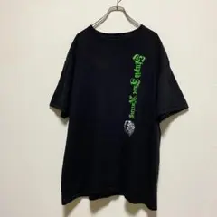 アメリカ古着　車両エンジン　半袖　Tシャツ　US古着　プリント　I1195