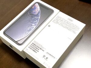 iPhone XR 128G ブラック　SIMフリー　MT0G2J/A　バッテリー最大容量85%