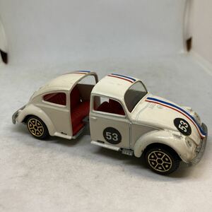 激レア ビンテージミニカー VOLKSWAGEN HERBIE IL MAGGIOLINO TUTTO MATTO POLITOYS N W 2 Walt Disney イタリア製