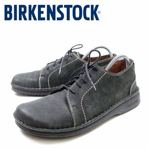 38　24　L7-M5表記　24㎝相当　BIRKENSTOCK 　ビルケンシュトック 　レザーシューズ　コンフォート　ブラック/24.4.12/P690