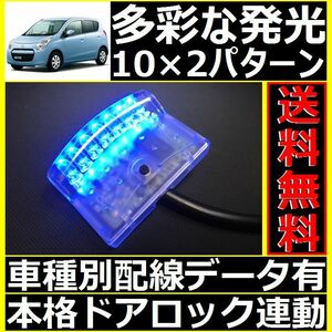 スズキ アルトエコ HA35S配線情報付■LEDスキャナー青 ブルー 社外 汎用 純正キーレス連動■本格ダミーセキュリティ VARADよりお薦め