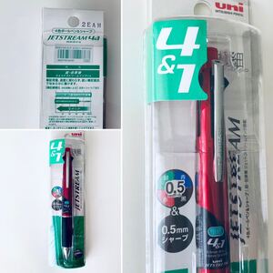 《新品》2本　JETSTREAM 4&1 多機能ペン 4色 ボールペン & シャープペ ンシル　[0.5mm] 未開封　新品