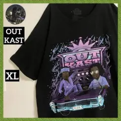 OUTKASTアウトキャストヒップホップバンドTシャツtシャツバンTバンt黒半袖