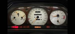 W124 ベンツ Eクラス V8 電気式 320Km/h フルスケール ホワイト メーター E500 E400 