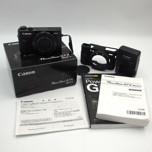 1円〜 Canon キヤノン PowerShot G7X Mark II コンパクトデジタルカメラ 他 箱付 動作確認済 現状品 y345-2720293【Y商品】