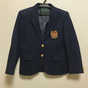 【中古】IVY LEAGUE アイビーリーグ　紺　ネイビー　キッズ　ジャケット　ブレザー