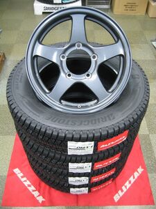 ジムニー用 ブリヂストン スタッドレス ブリザック DMーV3 ＆ アルミホイール オフパフォーマー 175/80R16 175/80-16 新品 4本 送料無料