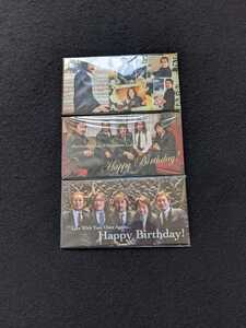 JAYWALK Happy Birthday メンバー直筆サイン　メッセージ入り　8cmCD 3枚セット Especially for you Live With You Once Again 即決