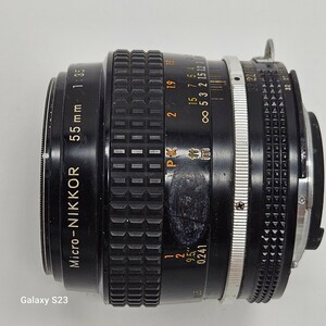 ★NIKON ニコン Ai micro Nikkor 55mm F3.5 ニッカー キャップ付き