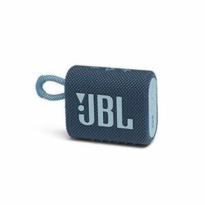 JBL GO 3 Bluetoothスピーカー USB C充電/IP67防塵防水/パッシブラジエーター搭載/ポータブル/2020年モデル ブルー JBLGO3BLU