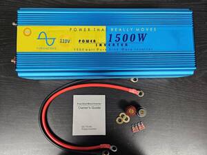 【ジャンク品】未使用 純正波 インバーター 定格1500W 最大3000W 12V