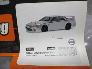 未使用未開封品 HPI #17515用 NISSAN SKYLINE R32 GT-R 1/10RC ボディ(200mm)