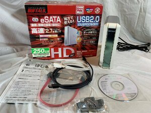 美品　BUFFALO　バッファロー　HD-HB250SU2　