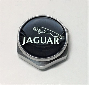 1新着送料込限定品 　ＪＡＧＵＡＲロゴ　 アルミ　ナンバーボルトカバー